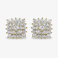 3/4 CT. T.W. Lab Grown White Diamond 10K Gold 9.3mm Stud Earrings