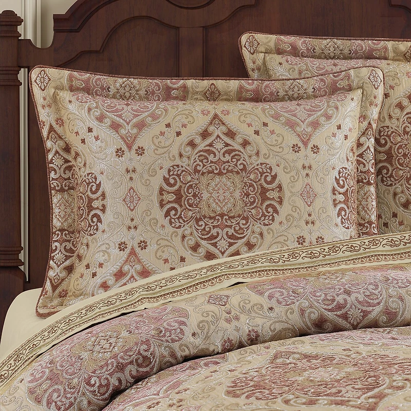Queen Street Wallace Terracotta 4-pc. Midweight Comforter Set