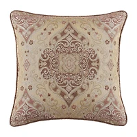 Queen Street Wallace Terracotta Square Throw Pillow