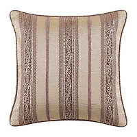 Queen Street Wallace Terracotta Square Throw Pillow