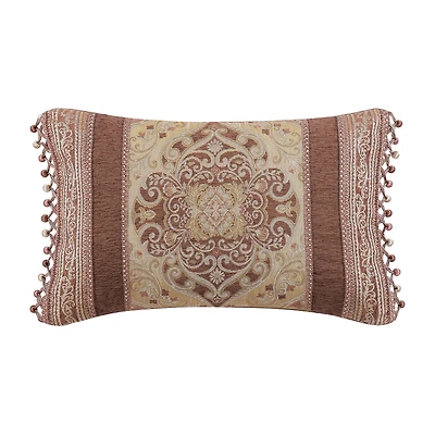 Queen Street Wallace Terracotta Rectangular Throw Pillow