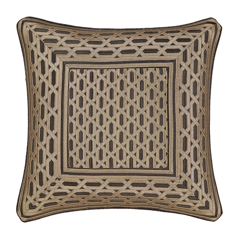 Queen Street Melbourne Bronze Square Throw Pillow