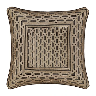 Queen Street Melbourne Bronze Square Throw Pillow