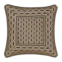 Queen Street Melbourne Bronze Square Throw Pillow