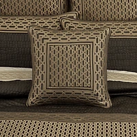 Queen Street Melbourne Bronze Square Throw Pillow