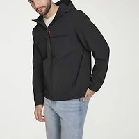 Levi's® Mens Hooded Water Resistant Midweight Raincoat