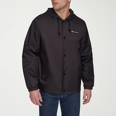 Champion Mens Hooded Water Resistant Midweight Raincoat