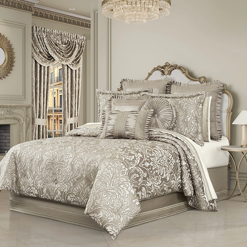 Queen Street Branson Flax 4-pc. Midweight Comforter Set