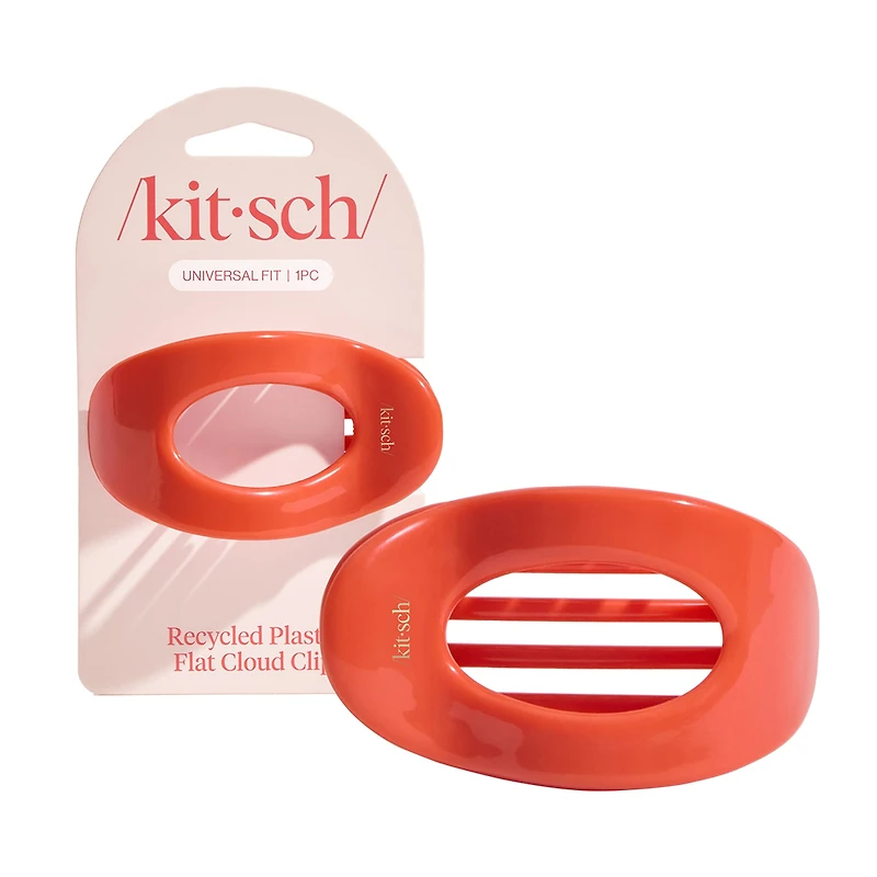 Kitsch Recycled Plastic Medium Flat Cloud Cherry Hair Clip