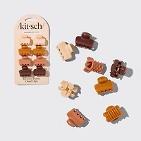 Kitsch 8-pc. Recycled Plastic Mini Cloud Clip- Sedona Value Set
