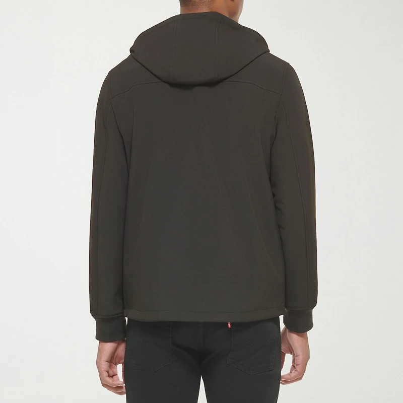 Levi's® Mens Hooded Water Resistant Midweight Softshell Jacket