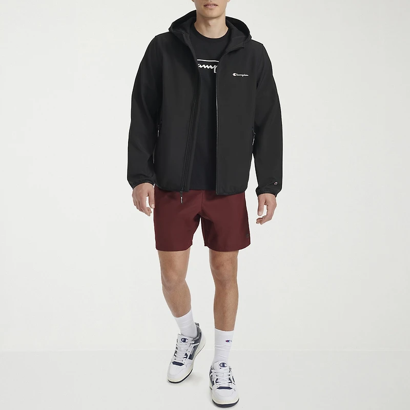 Champion Mens Hooded Water Resistant Midweight Softshell Jacket