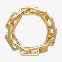 Bijoux Bar Womens Solid 9 Inch Link Bracelet