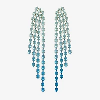 Bijoux Bar Womens Cubic Zirconia Drop Earrings