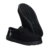 HEYDUDE Wally Work CT Mens Round Slip-On Shoe