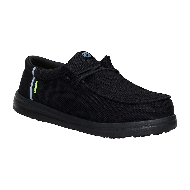 HEYDUDE Wally Work CT Mens Round Slip-On Shoe