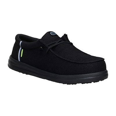 HEYDUDE Wally Work CT Mens Round Slip-On Shoe