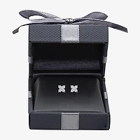 (I/Si2) 1/4 CT. T.W. Lab Grown White Diamond Sterling Silver 3.5mm Clover Stud Earrings