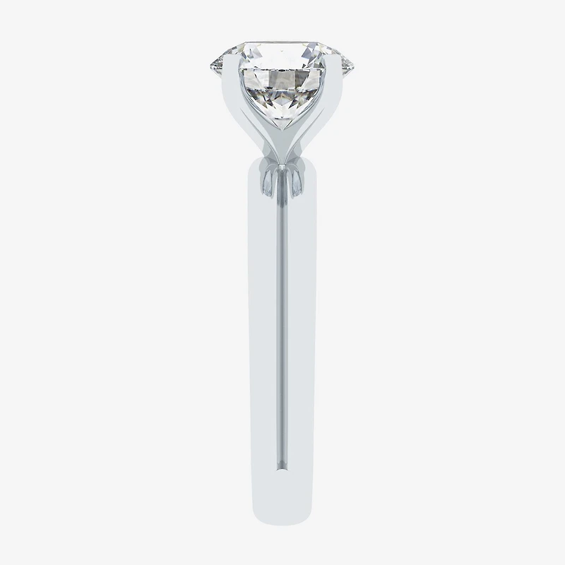 (F / Vs2) Womens 2 CT. T.W. Lab Grown White Diamond 10K Gold Round Solitaire Engagement Ring