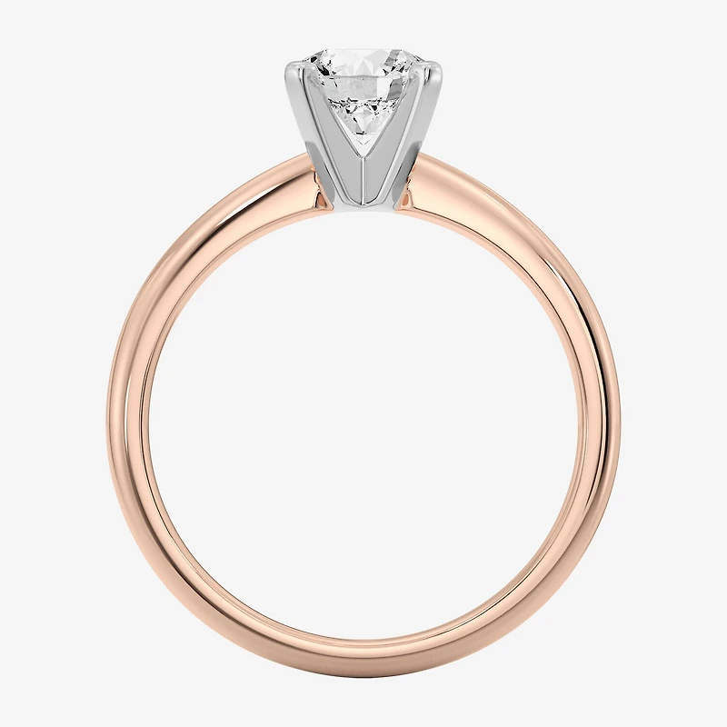 1 CT. Lab-Grown (G / SI2) Diamond Round Solitaire Engagement Ring 10K Gold