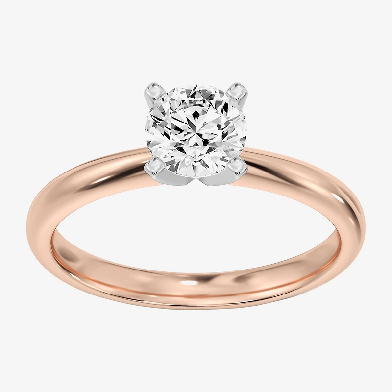 1 CT. Lab-Grown (G / SI2) Diamond Round Solitaire Engagement Ring 10K Gold