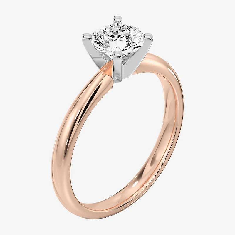 1 CT. Lab-Grown (G / SI2) Diamond Round Solitaire Engagement Ring 10K Gold
