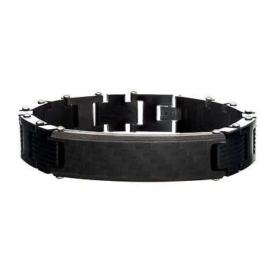 Mens Stainless Steel 8 1/2 Inch Link Bracelet