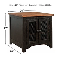 Signature Design by Ashley® Valebeck Rectangular End Table