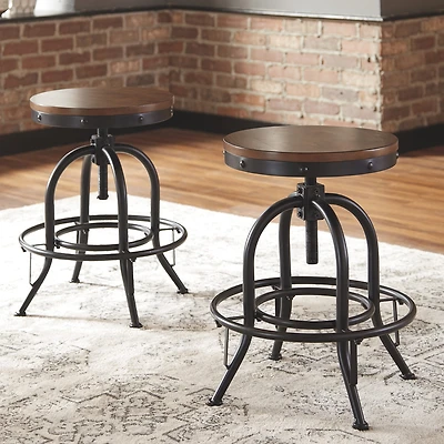 Signature Design by Ashley® Valebeck Counter Height Bar Stool-Set of 2
