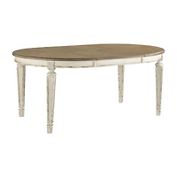 Signature Design by Ashley Realyn Oval Extension Dining Table