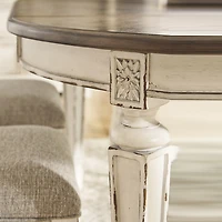 Signature Design by Ashley Realyn Oval Extension Dining Table