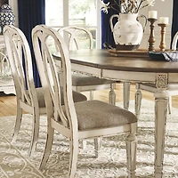 Signature Design by Ashley Realyn Oval Extension Dining Table