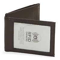 J. Ferrar Mens Magnetic Rfid Blocking Bifold Wallet