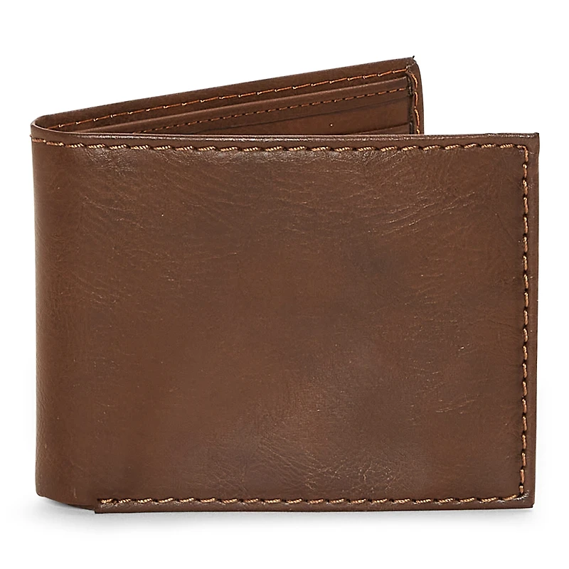 J. Ferrar Mens Rfid Blocking Traveler Wallet