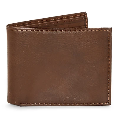 J. Ferrar Mens Rfid Blocking Traveler Wallet