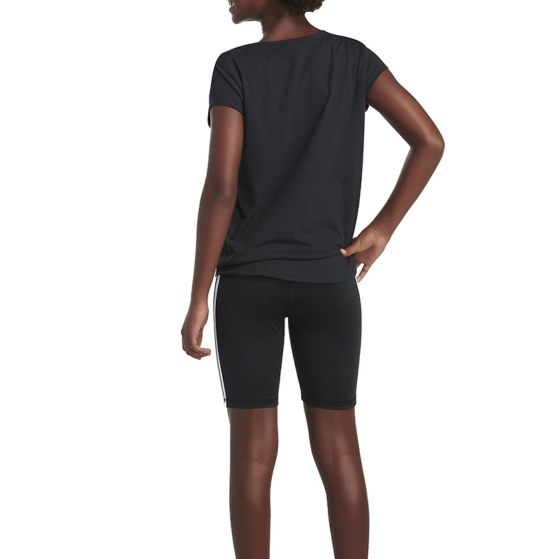 adidas Big Kid Girls Mid Rise Bike Short