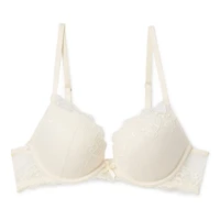 Ambrielle Convertible Lace Push Up Bra