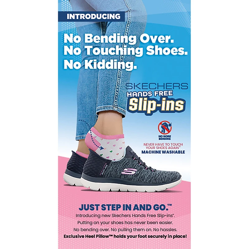 Skechers Hands Free Slip-Ins Eden Lx Royal Stride Womens Sneakers