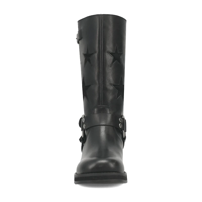 Dingo Womens Blacklist Stacked Heel Cowboy Boots
