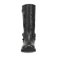 Dingo Womens Blacklist Stacked Heel Cowboy Boots