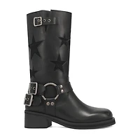 Dingo Womens Blacklist Stacked Heel Cowboy Boots