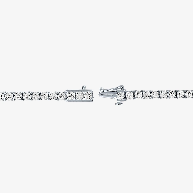 Womens Lab Created White Sapphire Sterling Silver Jewelry Set