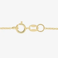 Lab-Created Gemstone 14K Gold Over Silver Marquise Pendant Necklace