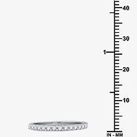 I Said Yes (H-I / I1) 1/4 CT. T.W. Lab Grown White Diamond Sterling Silver or 14K Gold Over Wedding Band