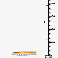 I Said Yes (H-I / I1) 1/4 CT. T.W. Lab Grown White Diamond Sterling Silver or 14K Gold Over Wedding Band