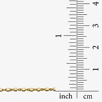 Made in Italy Womens 24K Gold Over Silver 20 Inch Link Chain Necklace
