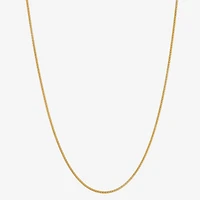Made in Italy Womens 24K Gold Over Silver 24 Inch Popcorn Chain Necklace