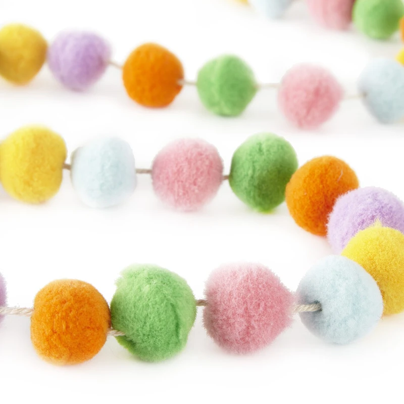 Hope & Wonder 6' Easter Pom Pom Garland