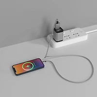 Chargeworx 6 Lightning Connector Dual Usb Charger