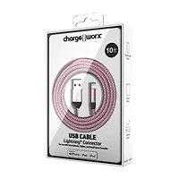 Chargeworx 10Ft Usb Cable Lightning Connector